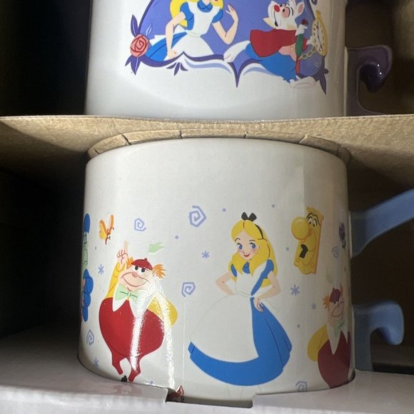 Disney Parks Alice Wonderland Tea Set For One Mug / Teapot / 10 Tea Bags NIB - Picture 7 of 7